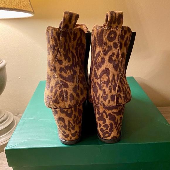 Leopard print wedges booties - Picture 2 of 8
